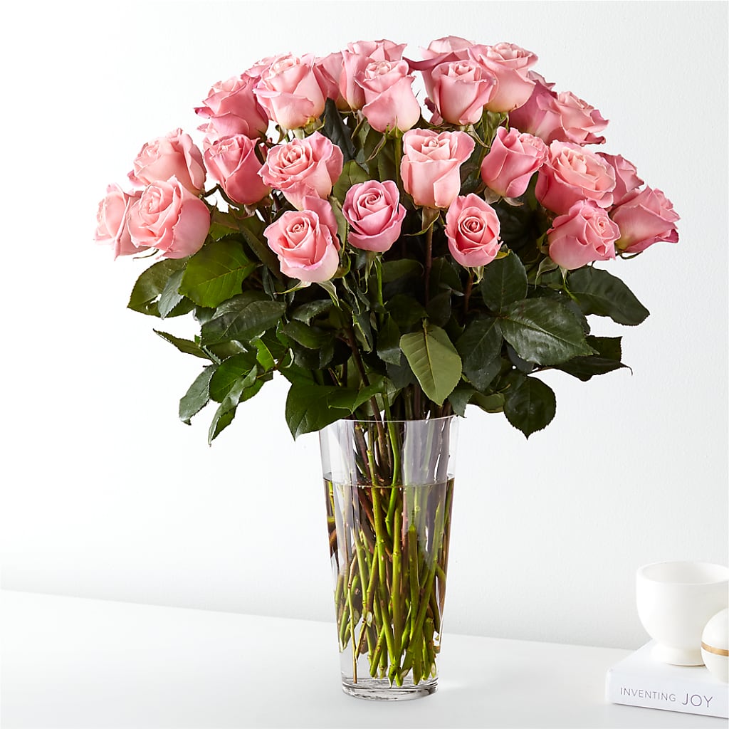 Long Stem Pink Rose Bouquet – FLOWER'S SAGE, Doral FL