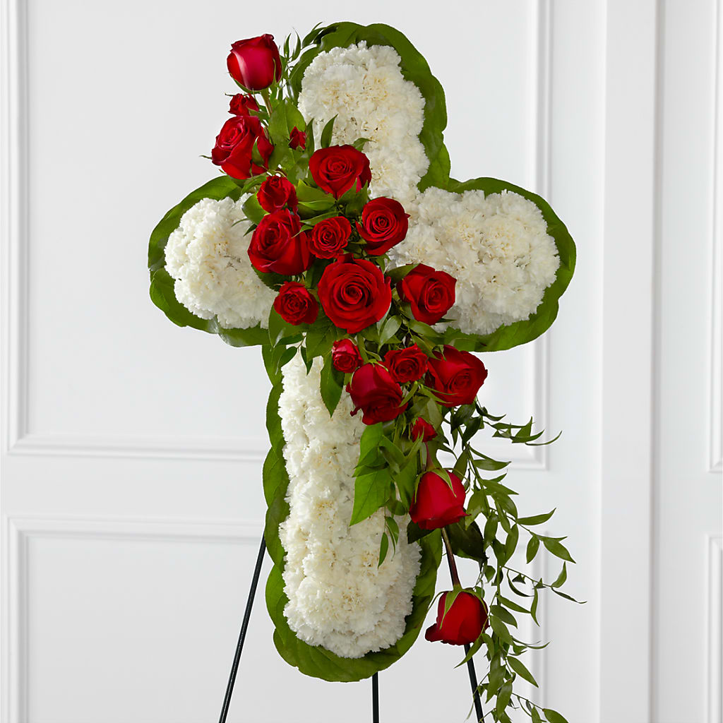 Floral Cross Easel – FLOWER'S SAGE, Doral FL