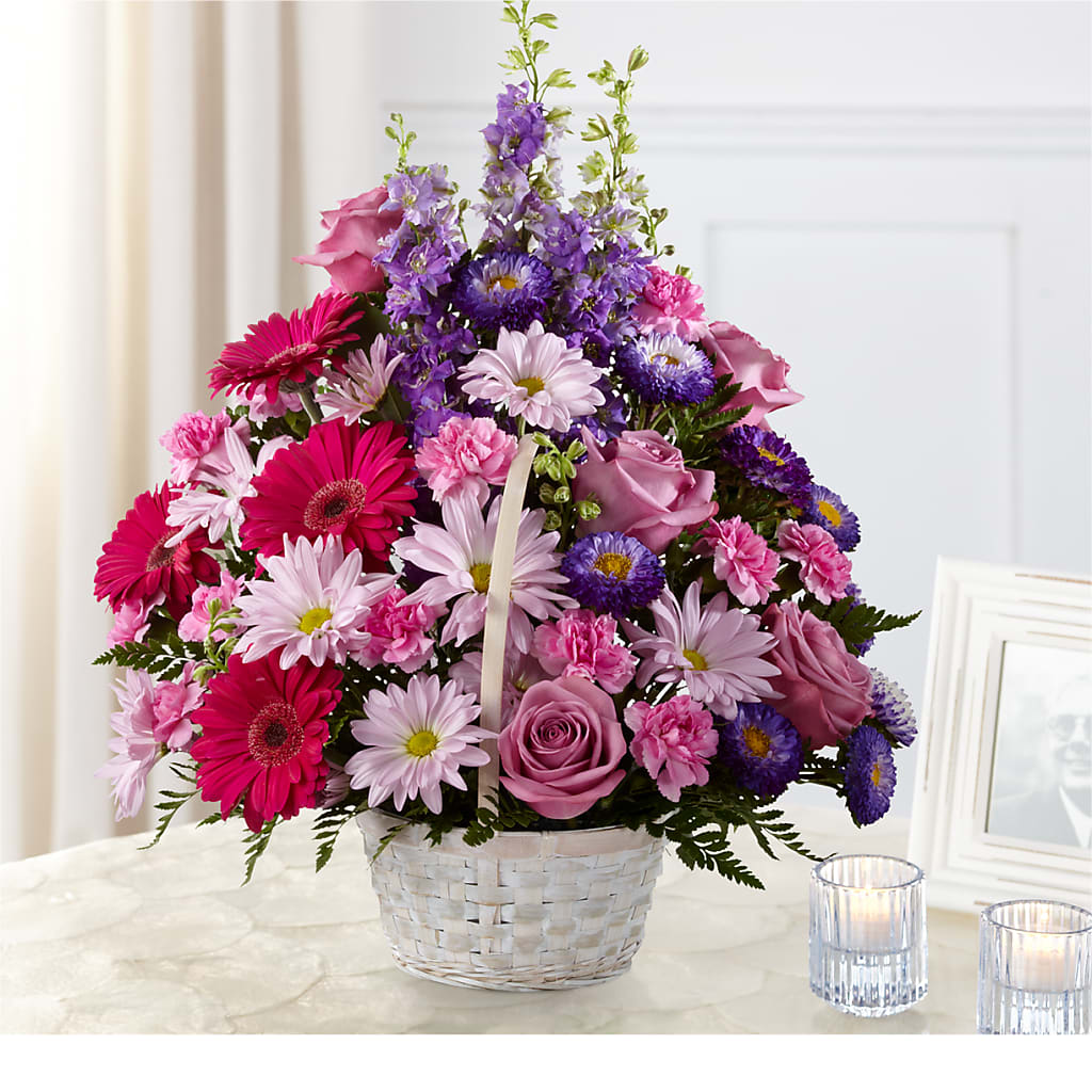 Pastel Peace Basket – FLOWER'S SAGE, Doral FL