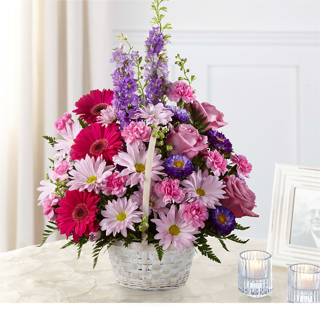 Pastel Peace Basket – FLOWER'S SAGE, Doral FL