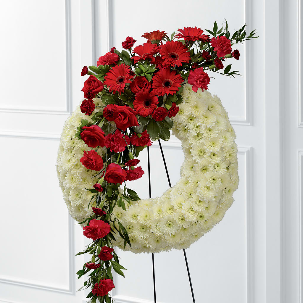 Graceful Tribute Wreath – FLOWER'S SAGE, Doral FL