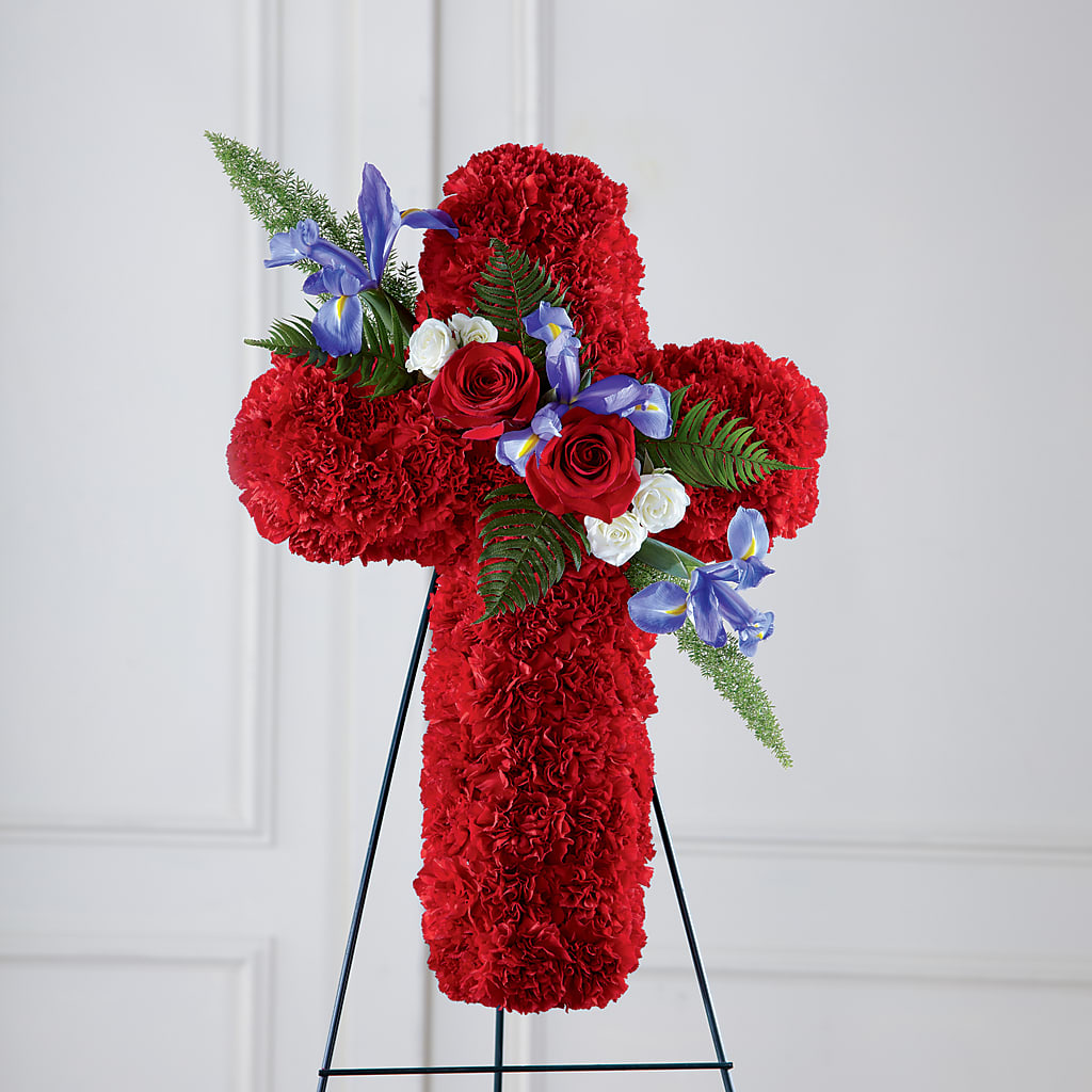Faithful Hero Floral Cross – FLOWER'S SAGE, Doral FL