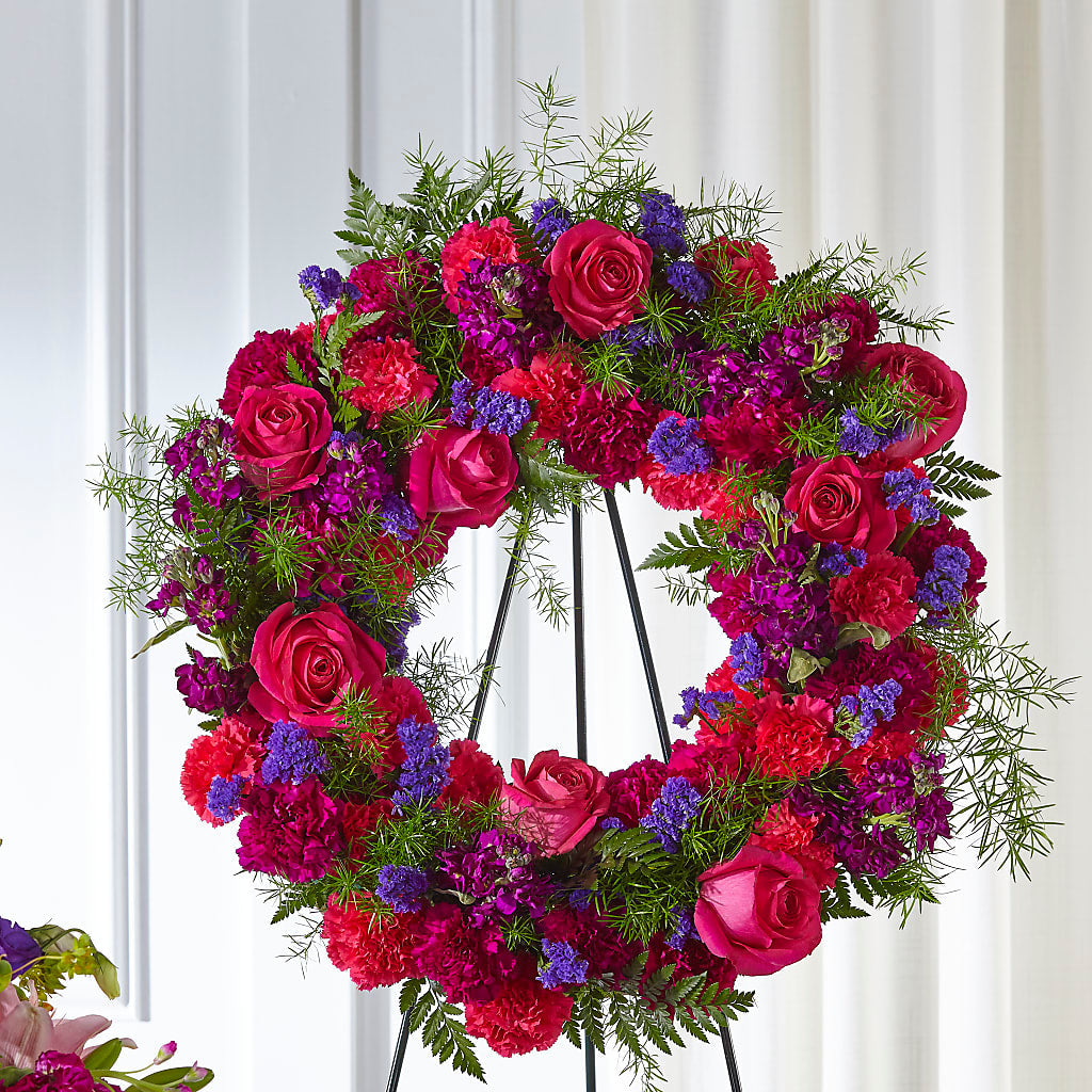 Calming Colors Wreath – FLOWER'S SAGE, Doral FL