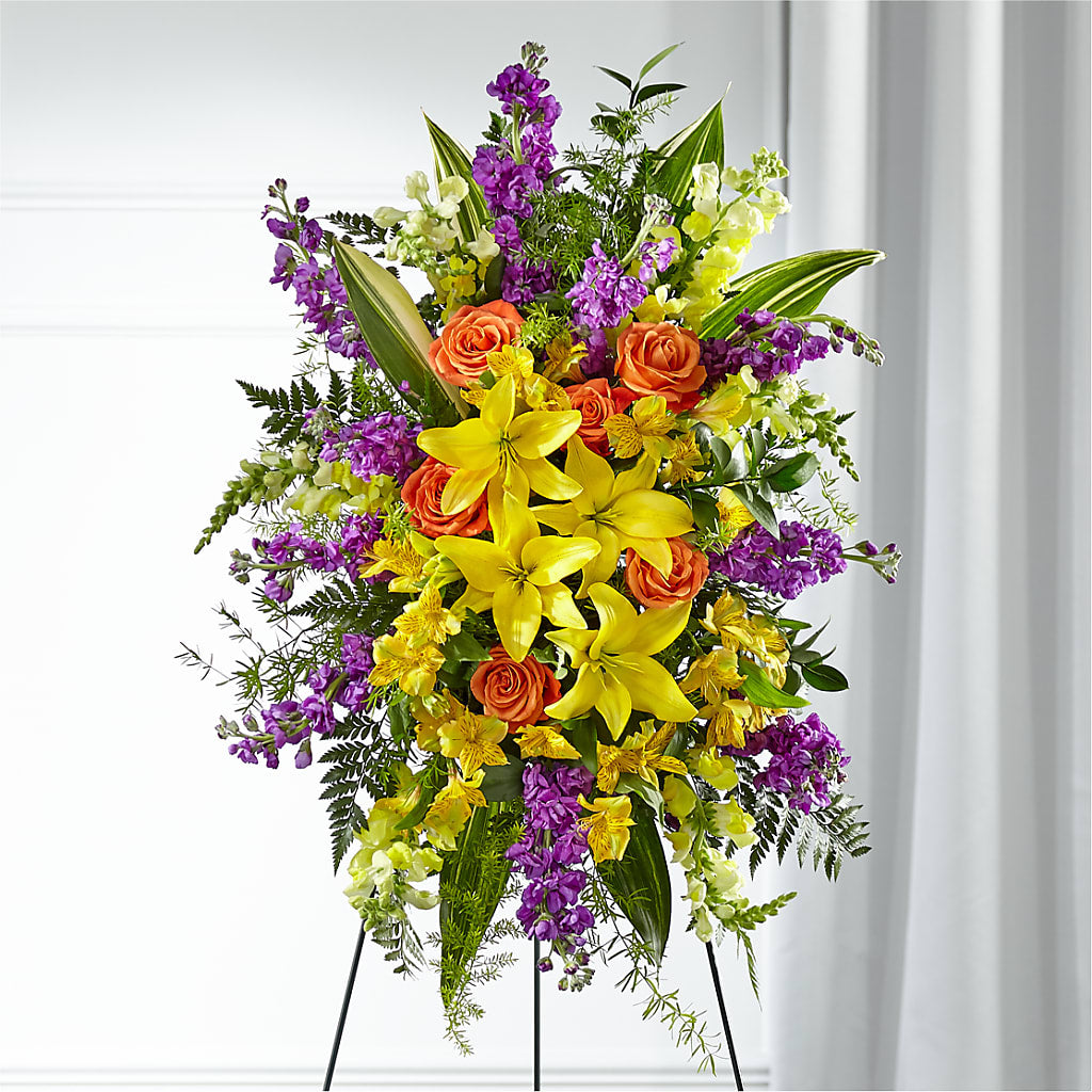 Thoughtful Prayers Standing Spray – FLOWER'S SAGE, Doral FL