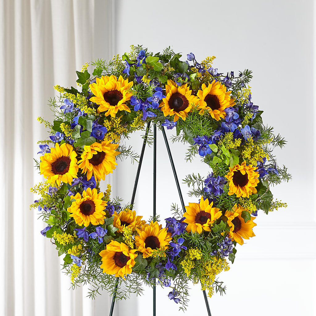 Bright Rays Wreath – FLOWER'S SAGE, Doral FL
