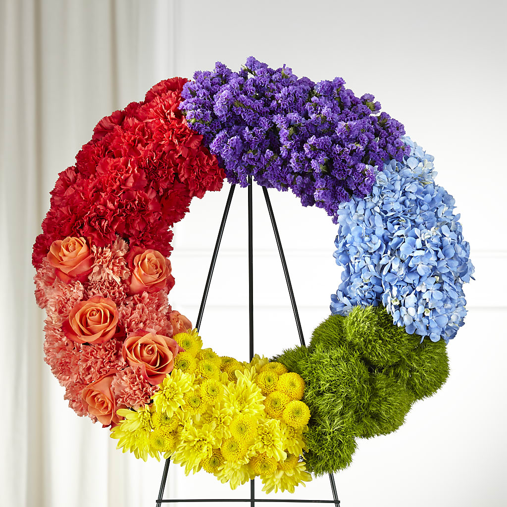 Circle of Love Wreath – FLOWER'S SAGE, Doral FL