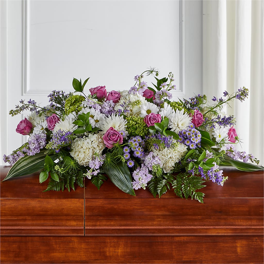 Meadows of Serenity Casket Spray – FLOWER'S SAGE, Doral FL
