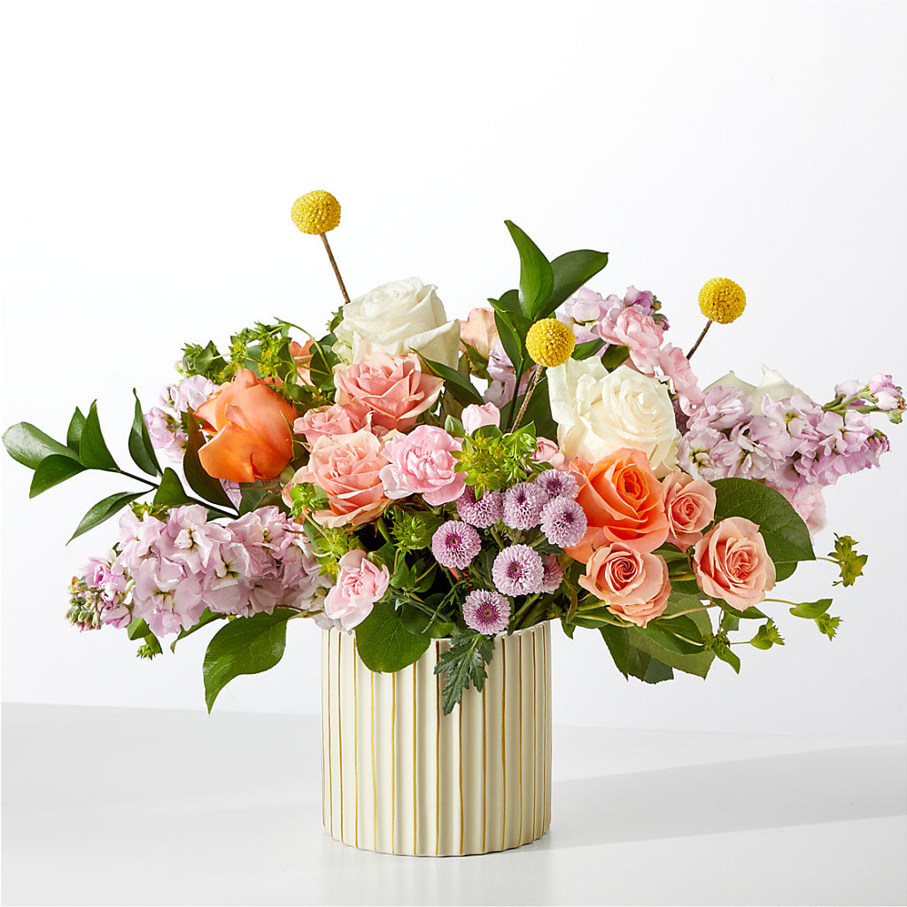 French Market Bouquet with Ivory Vase – FLOWER'S SAGE, Doral FL