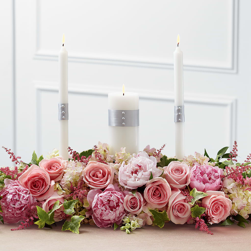 Worldwide Romance Unity Candle Arrangement – FLOWER'S SAGE, Doral FL