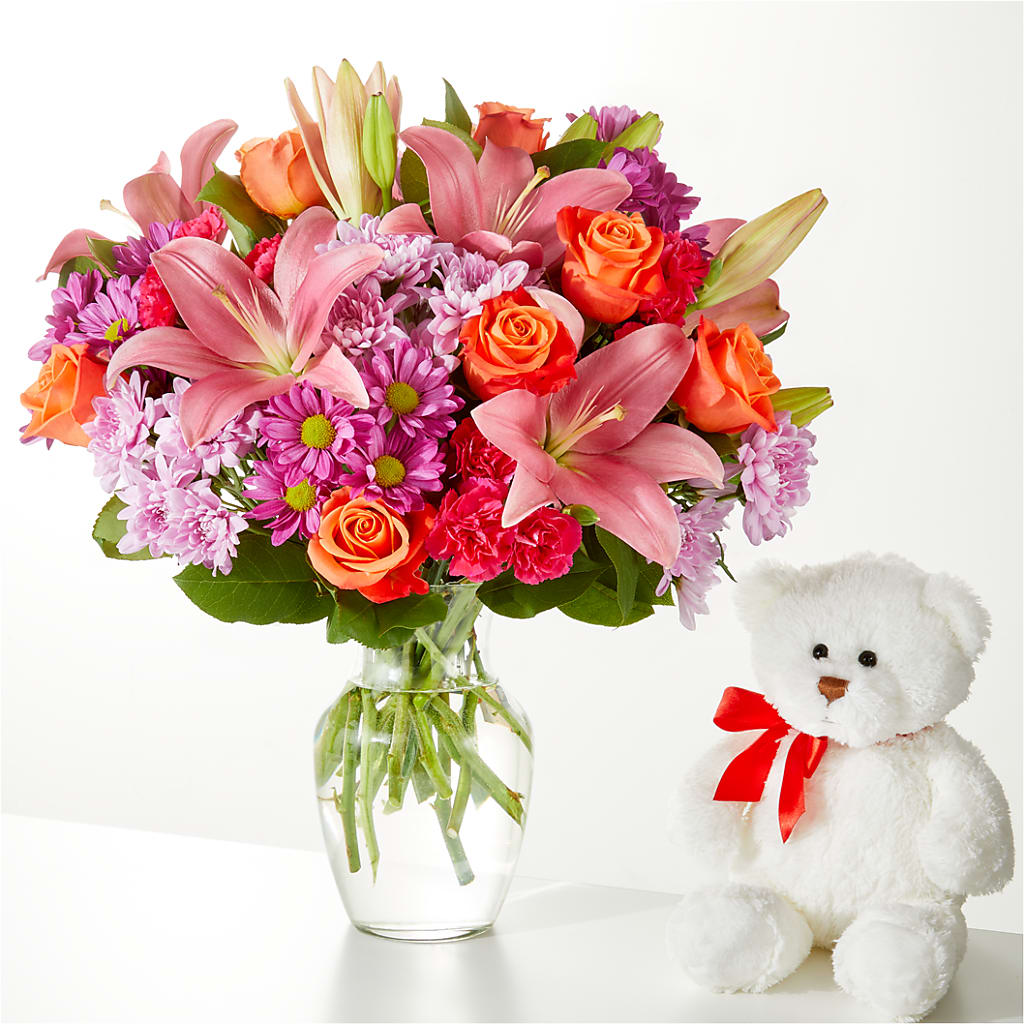 One and Only Bouquet and Bear Bundle – FLOWER'S SAGE, Doral FL