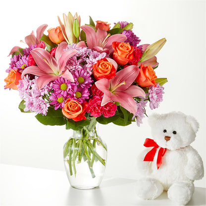One and Only Bouquet and Bear Bundle – FLOWER'S SAGE, Doral FL