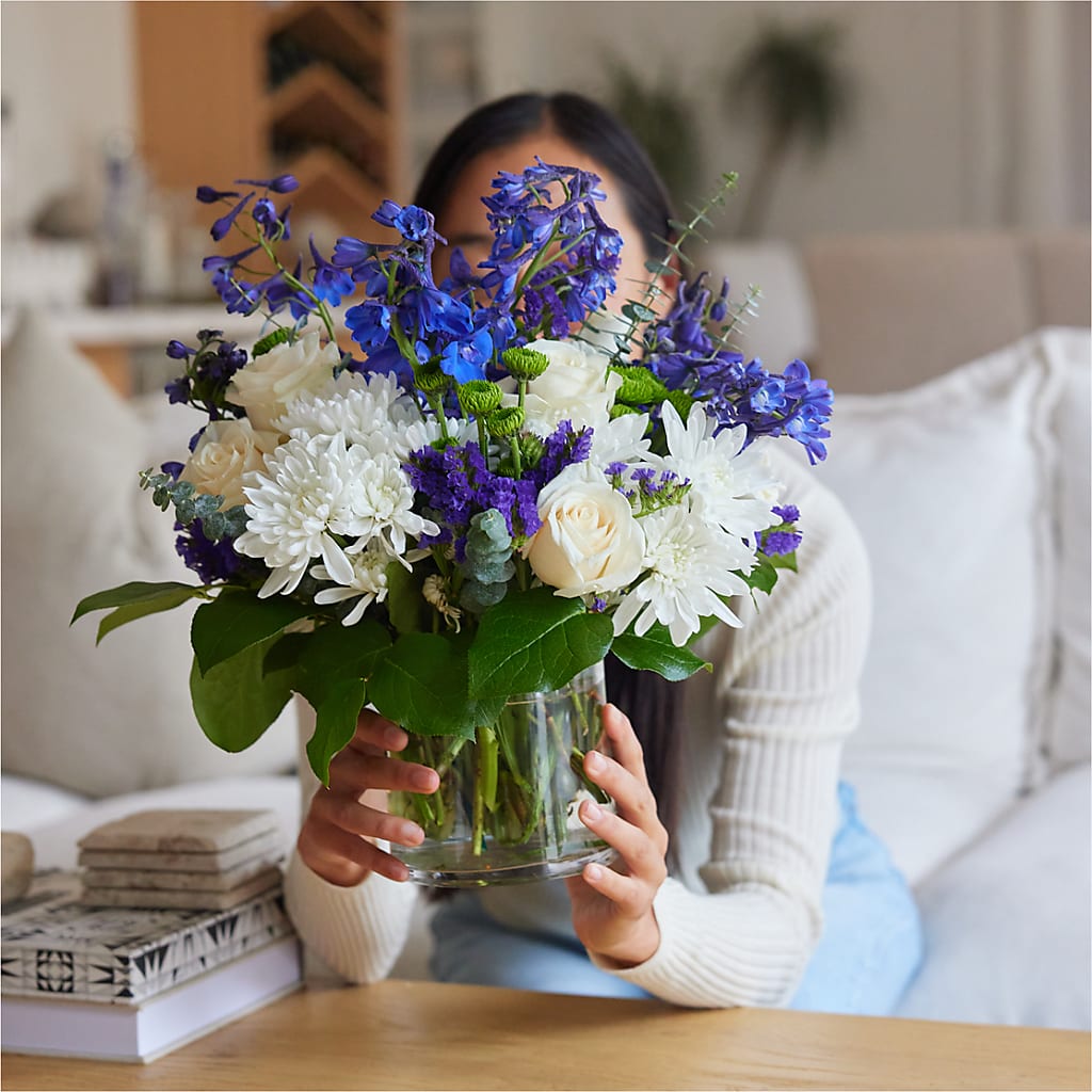 Cerulean Waves Bouquet – FLOWER'S SAGE, Doral FL