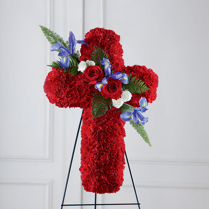 Faithful Hero Floral Cross – FLOWER'S SAGE, Doral FL