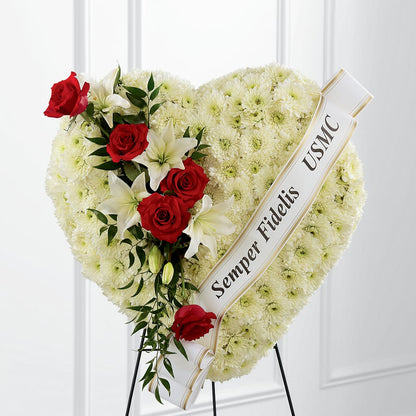 Heartfelt Hero Standing Heart – FLOWER'S SAGE, Doral FL