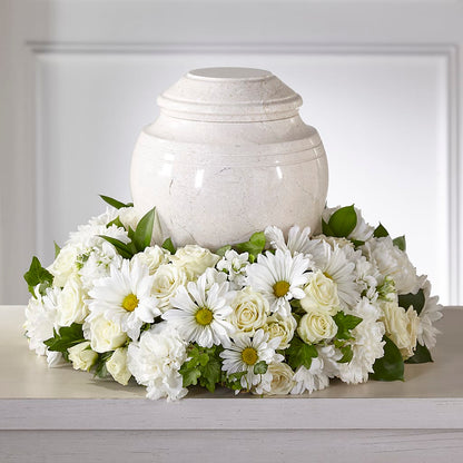 Ivory Gardens Cremation Adornment – FLOWER'S SAGE, Doral FL