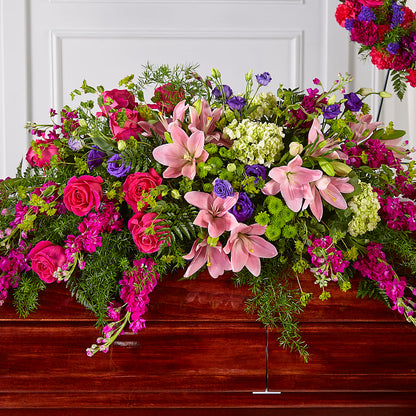 Radiant Tribute Casket Spray – FLOWER'S SAGE, Doral FL