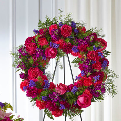Calming Colors Wreath – FLOWER'S SAGE, Doral FL
