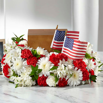 Spirit of Patriotism Cremation Adornment – FLOWER'S SAGE, Doral FL