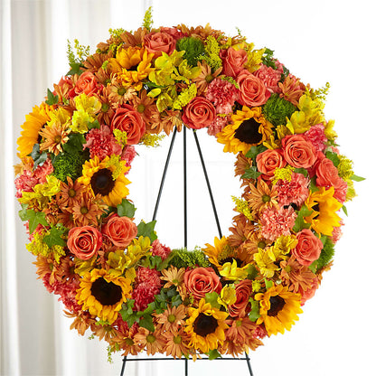 Autumnal Memories Wreath (Standard) – FLOWER'S SAGE, Doral FL