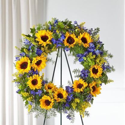 Bright Rays Wreath – FLOWER'S SAGE, Doral FL