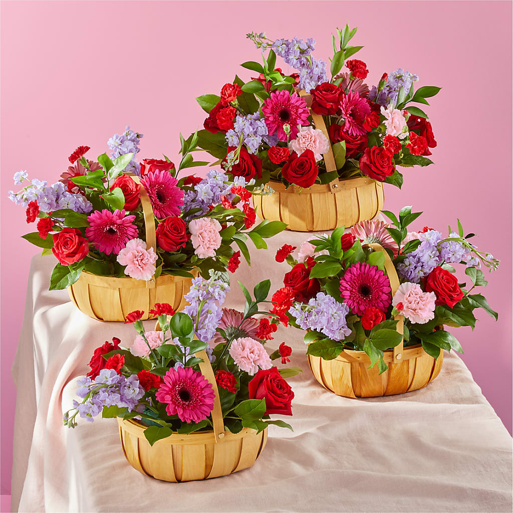Pink Picnic Basket – FLOWER'S SAGE, Doral FL