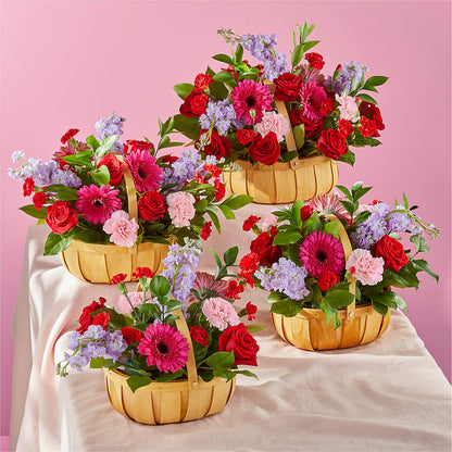 Pink Picnic Basket – FLOWER'S SAGE, Doral FL