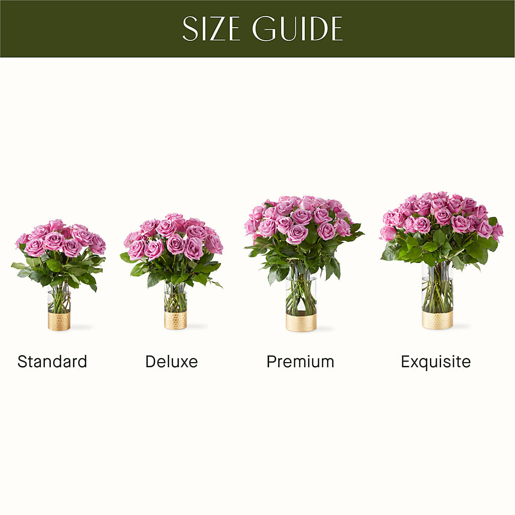Secret Admirer Lavender Rose Bouquet – FLOWER'S SAGE, Doral FL