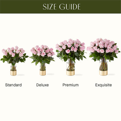 Picture Perfect Pink Rose Bouquet – FLOWER'S SAGE, Doral FL