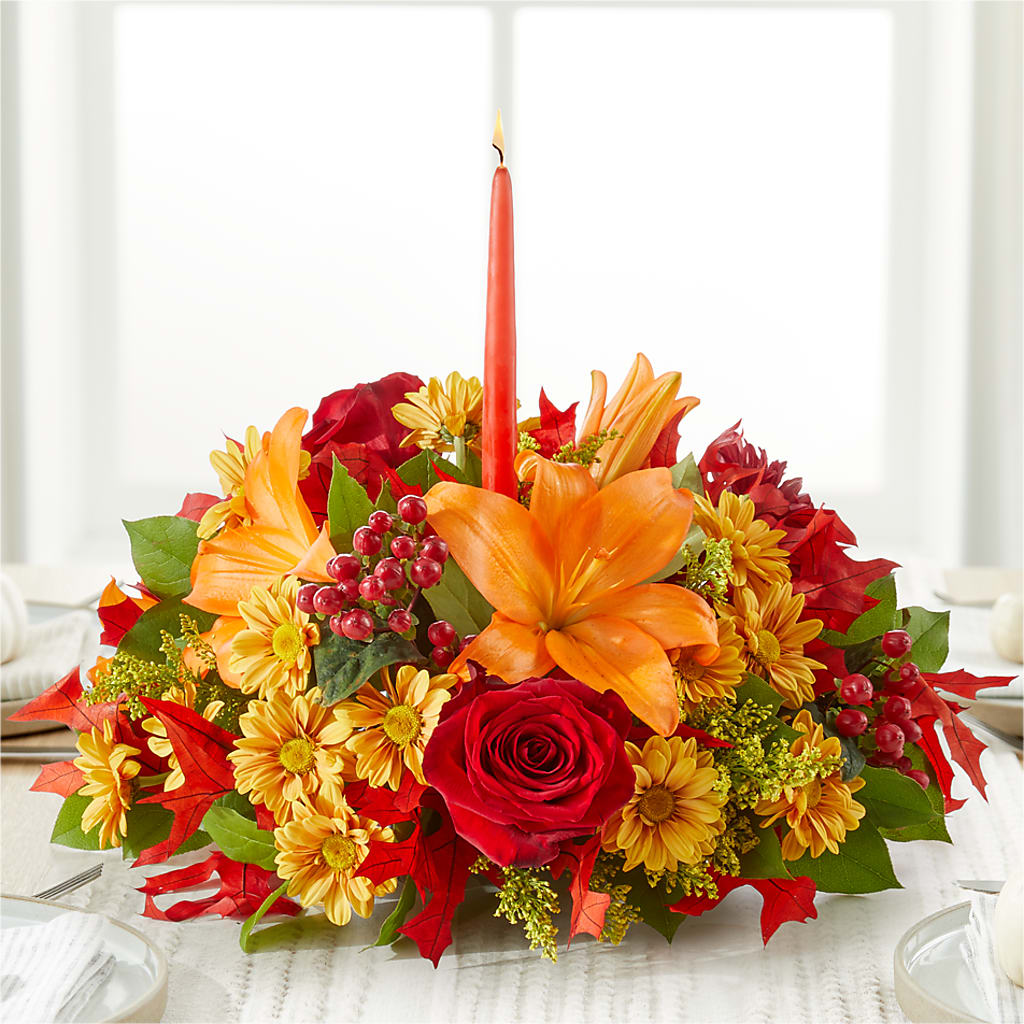 Autumn's Embrace Centerpiece – FLOWER'S SAGE, Doral FL