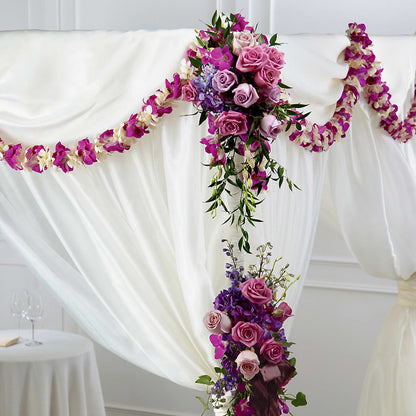 Color & Light Chuppah Decor – FLOWER'S SAGE, Doral FL