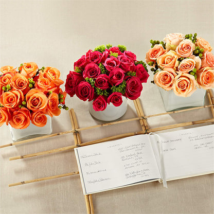 Dawn Rose Centerpiece – FLOWER'S SAGE, Doral FL