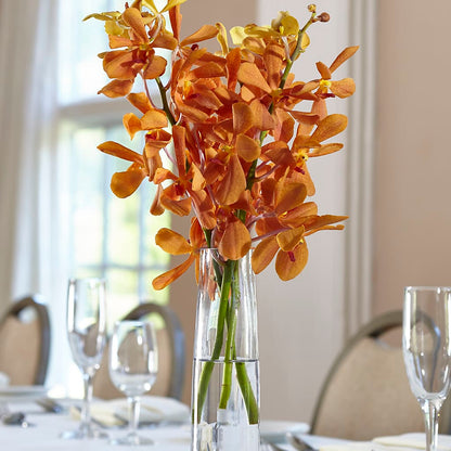 Orange Mokara Bud Vase – FLOWER'S SAGE, Doral FL