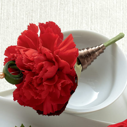 Red Carnation Boutonniere – FLOWER'S SAGE, Doral FL