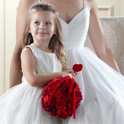 Pure at Heart Flower Girl Arrangement – FLOWER'S SAGE, Doral FL